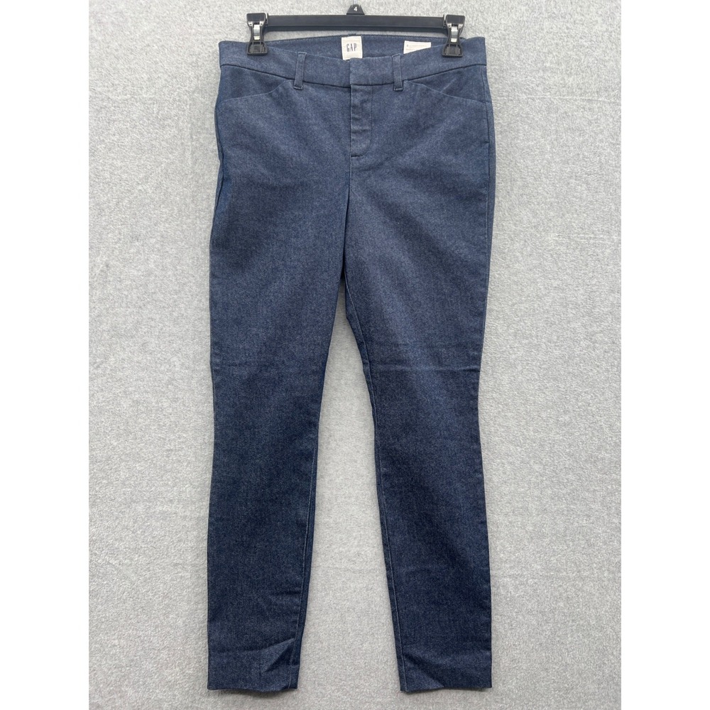 GAP Signature Skinny Ankle Pants Womens Size 0‎ 28x27 Blue Gray Stretch